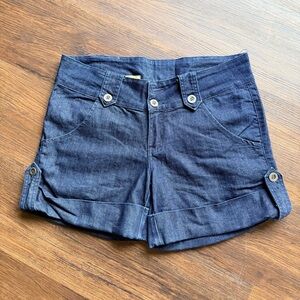 Lolo Classic Blue Denim Women's Jean Shorts